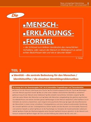 cover image of Die Mensch-Erklärungsformel (Teil 3)